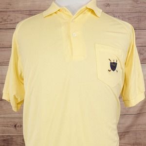 Polo by Ralph Lauren Pale Yellow Short Sleeve Pocket Polo